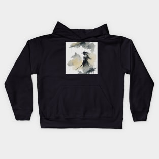 The lone warrior Kids Hoodie